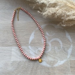 Collier Trèfle Rose