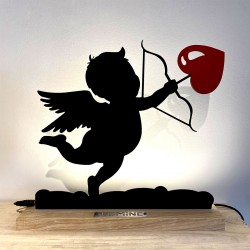 Lampe représentant l'ange Cupidon