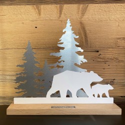 Lampe ours blancs