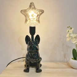 Lampe chien bouledogue...