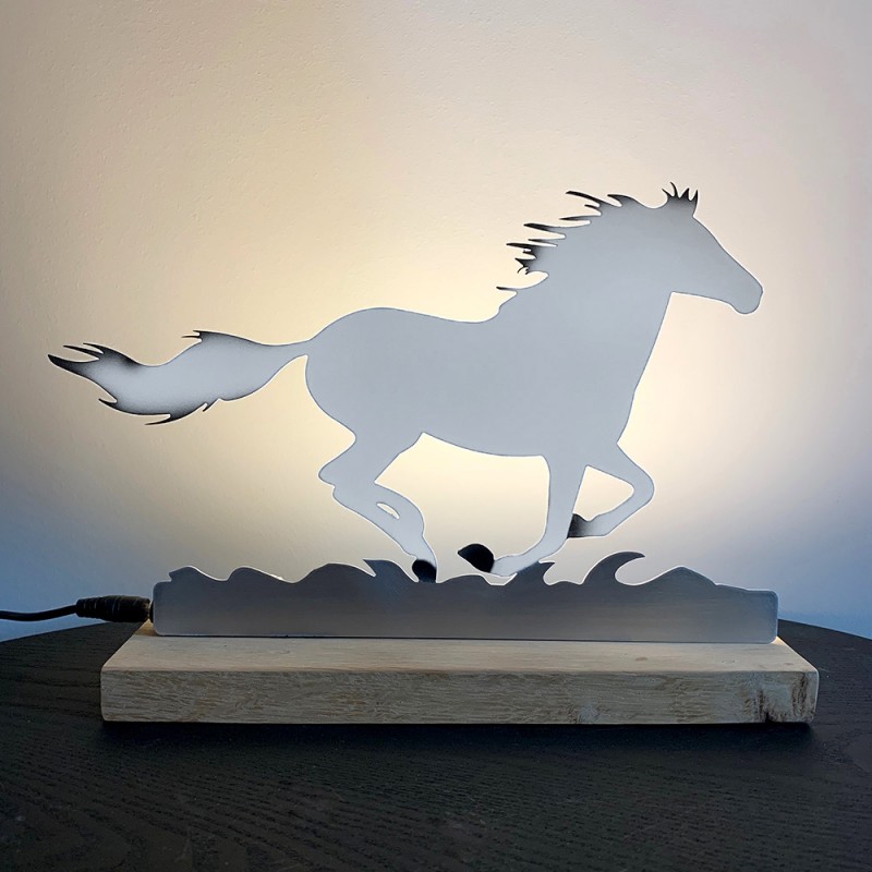 Lampe à poser Cheval