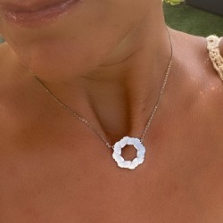 Collier Ginkgo Biloba
 Couleurs bijoux-Plaqué argent