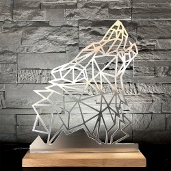 Lampe Loup origami