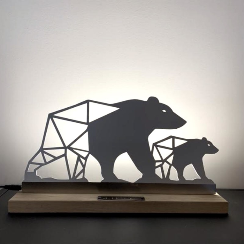 Lampe Ours blanc