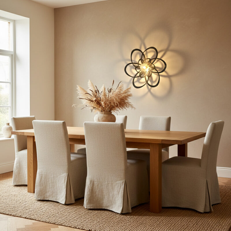 Applique Murale Design Infinity Flower – Une Sculpture Lumineuse Made in France