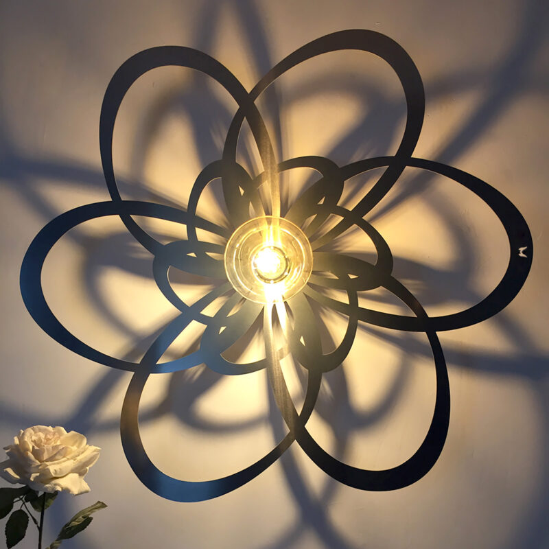 Applique Murale Design Infinity Flower – Une Sculpture Lumineuse Made in France