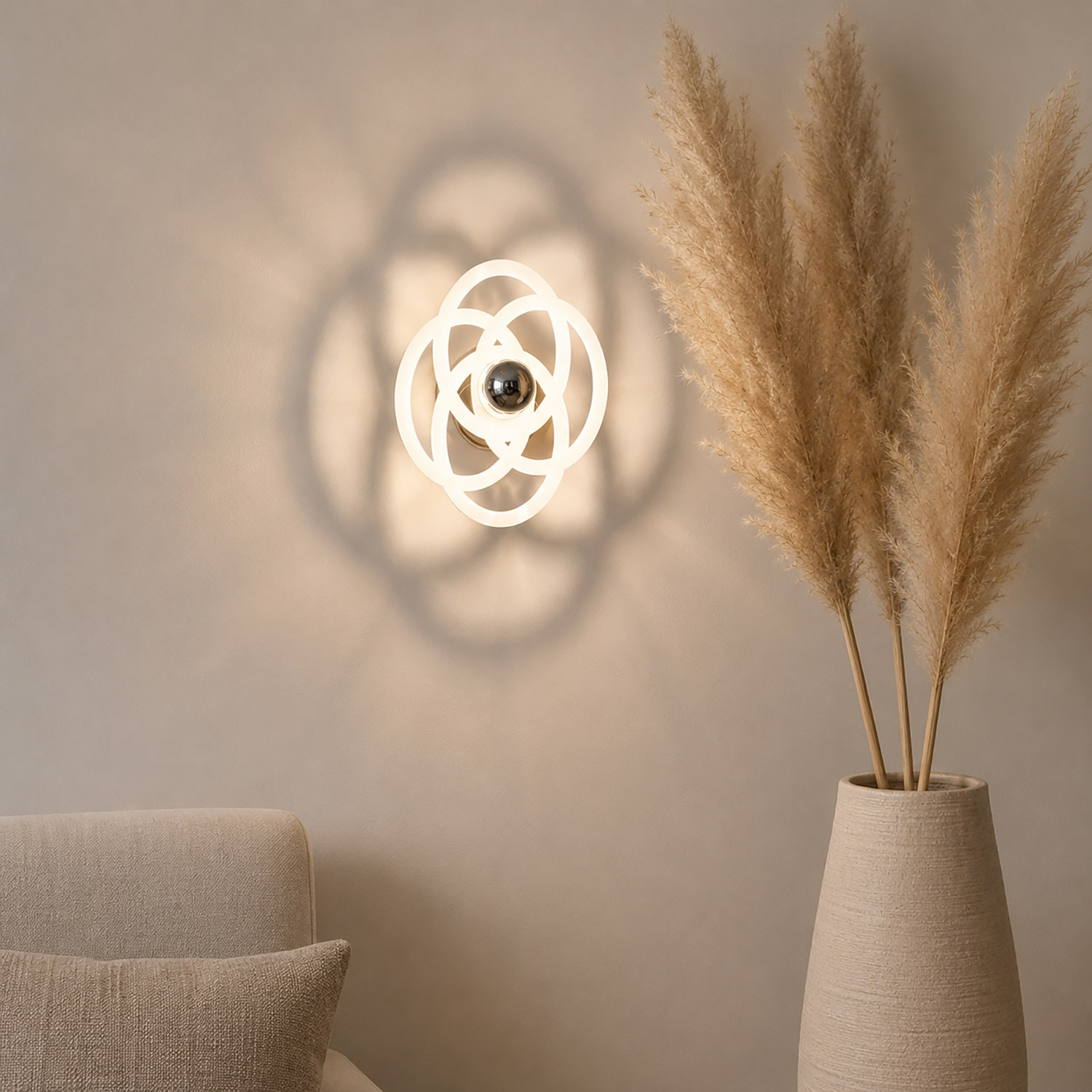 Applique Murale Design Ellipse : Élégance et Douceur Made in France Applique Murale Design Ellipse : Élégance et Douceur Made in France