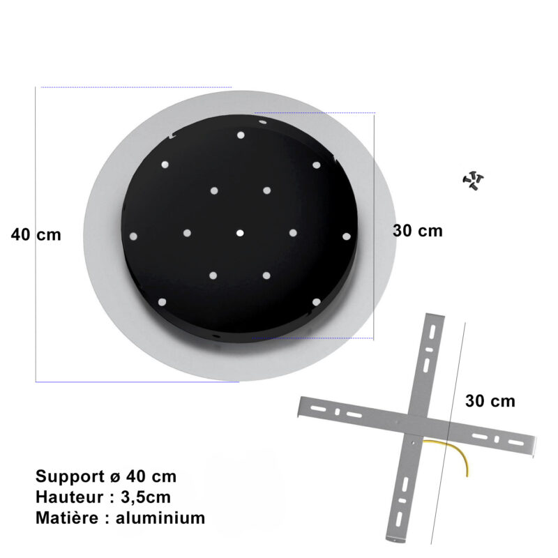 Suspension noire 12 Brins | Grand Lustre Design Il-umine Suspension noire 12 Brins | Grand Lustre Design Il-umine
