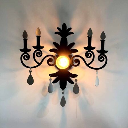 applique baroque chandelier