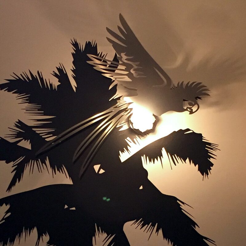 Applique Perroquet exotique