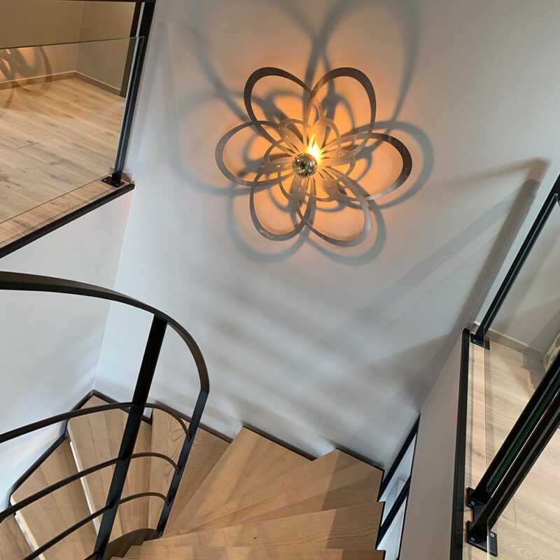 Applique Murale Design Infinity Flower – Une Sculpture Lumineuse Made in France