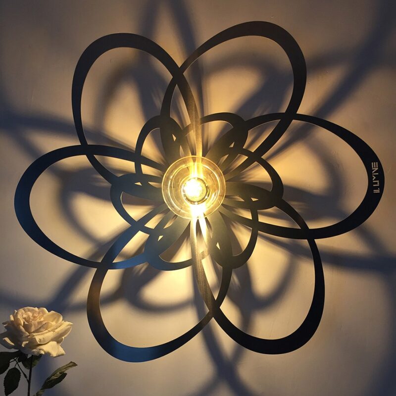 Applique Murale Design Infinity Flower – Une Sculpture Lumineuse Made in France