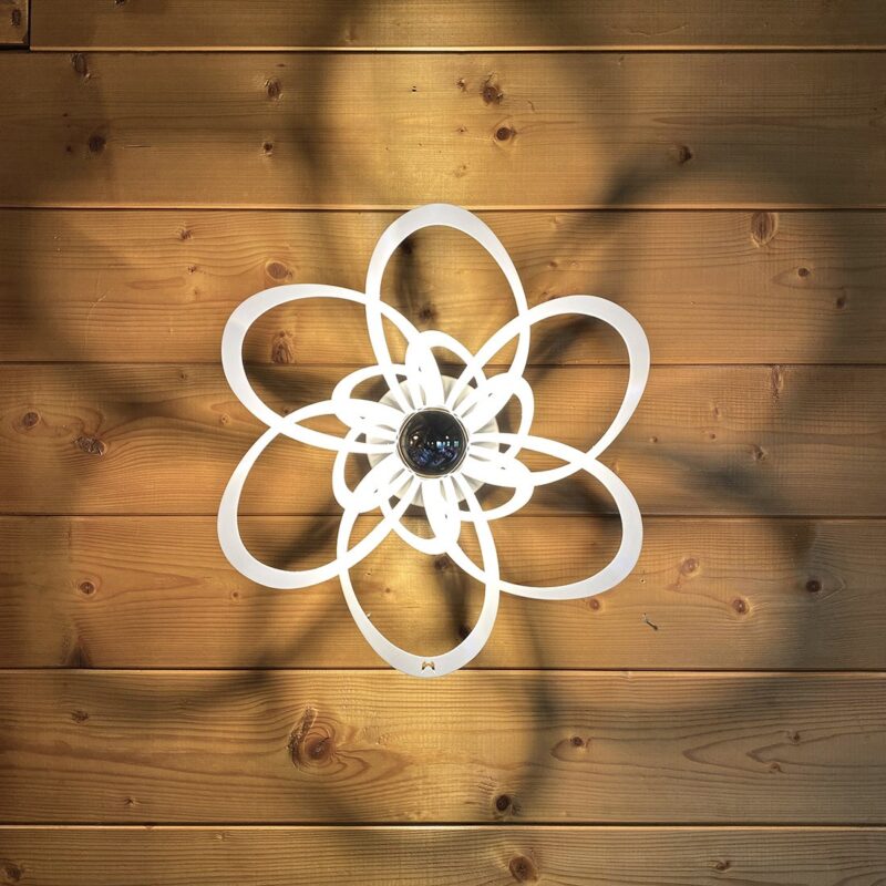 Applique Murale Design Infinity Flower – Une Sculpture Lumineuse Made in France