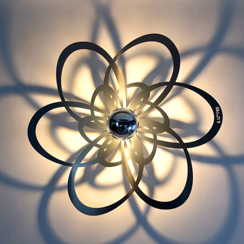 Applique Murale Design Infinity Flower – Une Sculpture Lumineuse Made in France