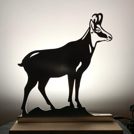 chamois lumineux lampe leds