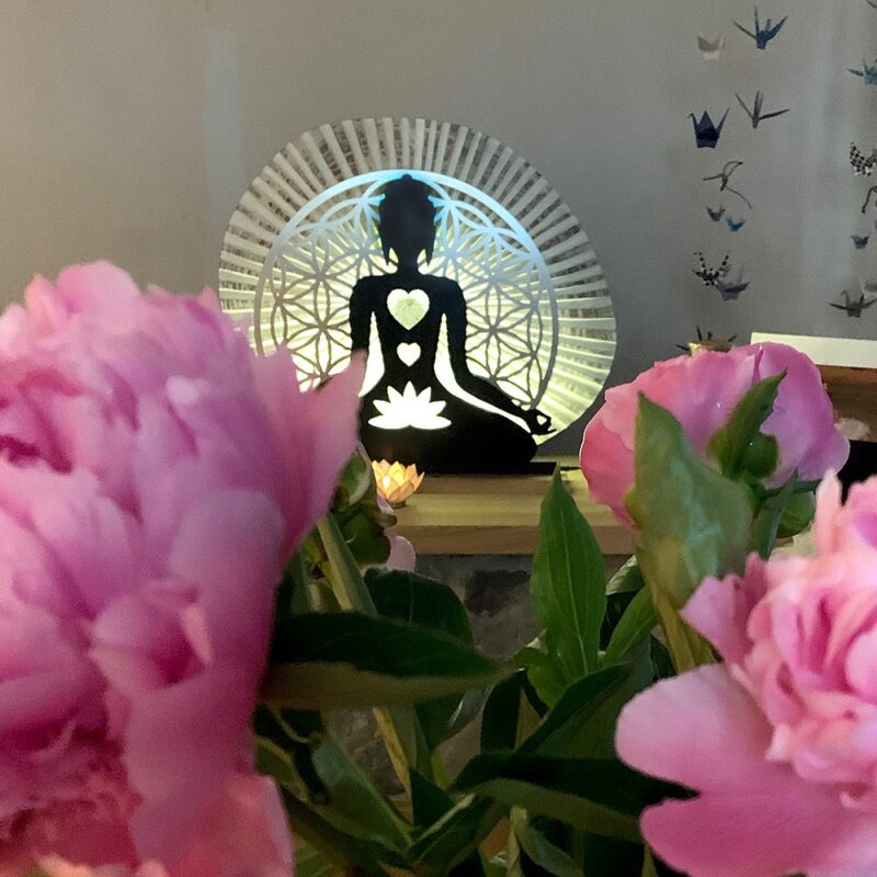 Lampe Bouddha Fleur de vie