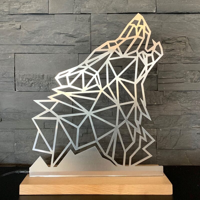 Lampe Loup origami
