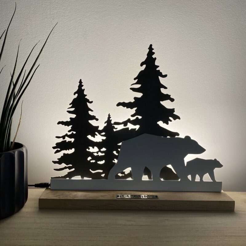 Lampe Ours & Sapins