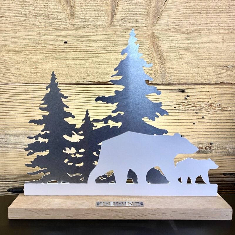 Lampe Ours & Sapins