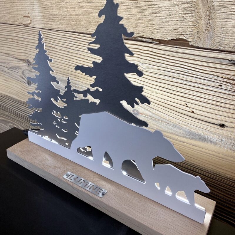 Lampe Ours & Sapins