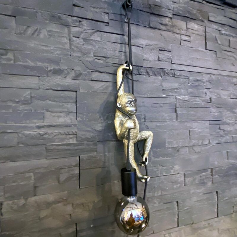 Lampe Singe dorée