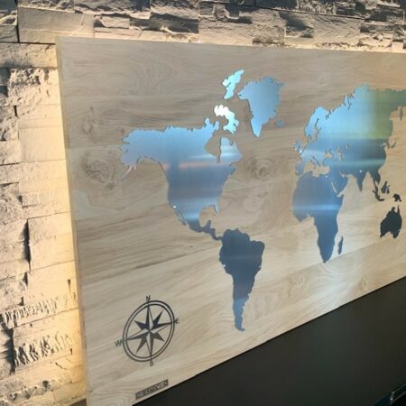 mappemonde lumineuse