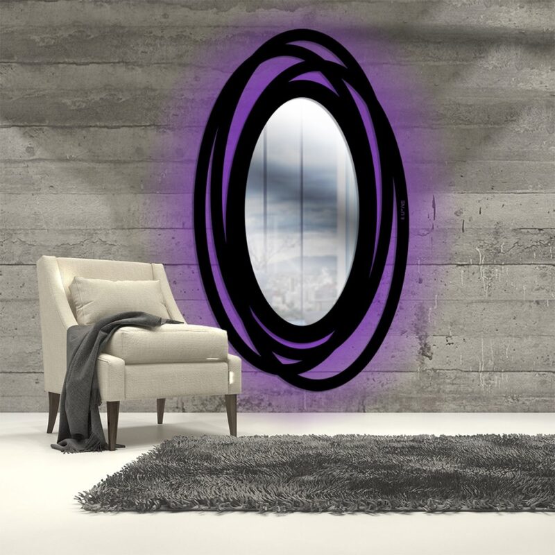 Miroir Ellipse lumineux