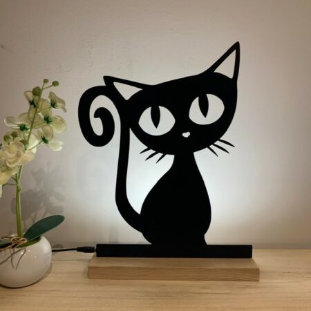 notre lampe chat