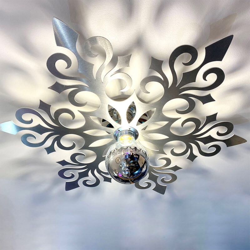Plafonnier Flocon de neige design chalet & montagne | Il-umine