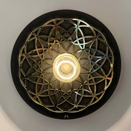 Applique orientale noir et doré