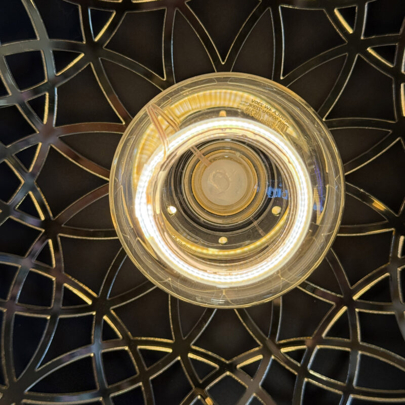 Applique Orientale Dorée miroir  | Il-umine