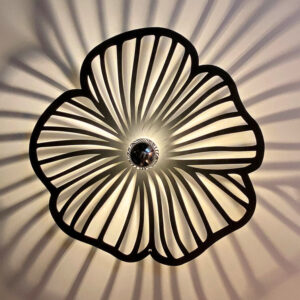 Kapucine noire applique