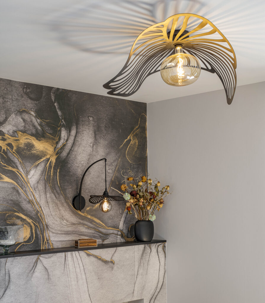 Plafonnier fleur kapucine