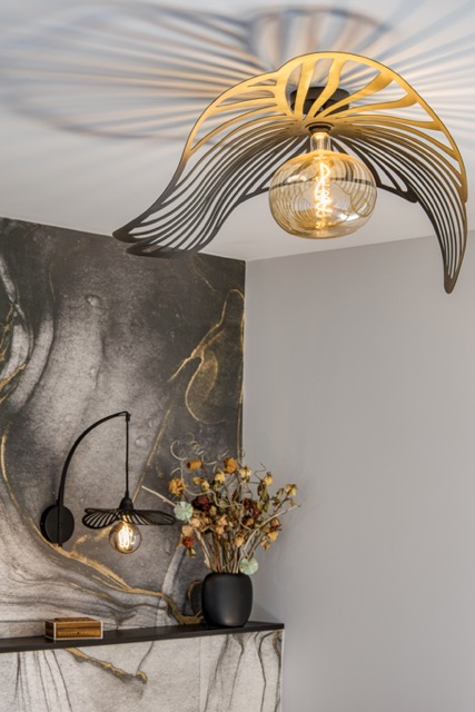 Plafonnier kapucine noire