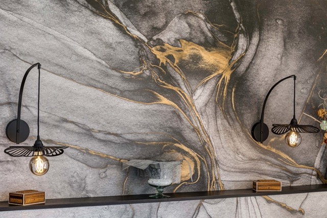 Applique tête de lit kapucine