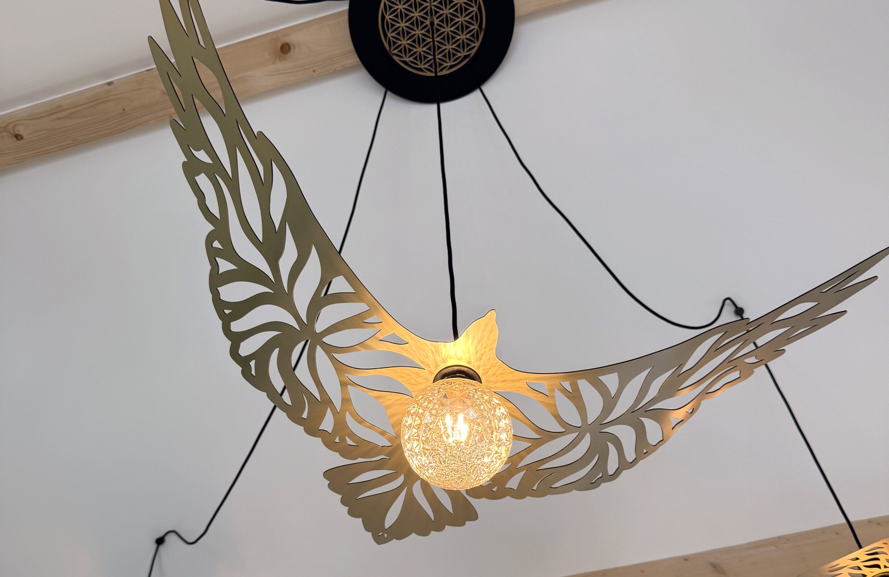 Aigle carole luminaire