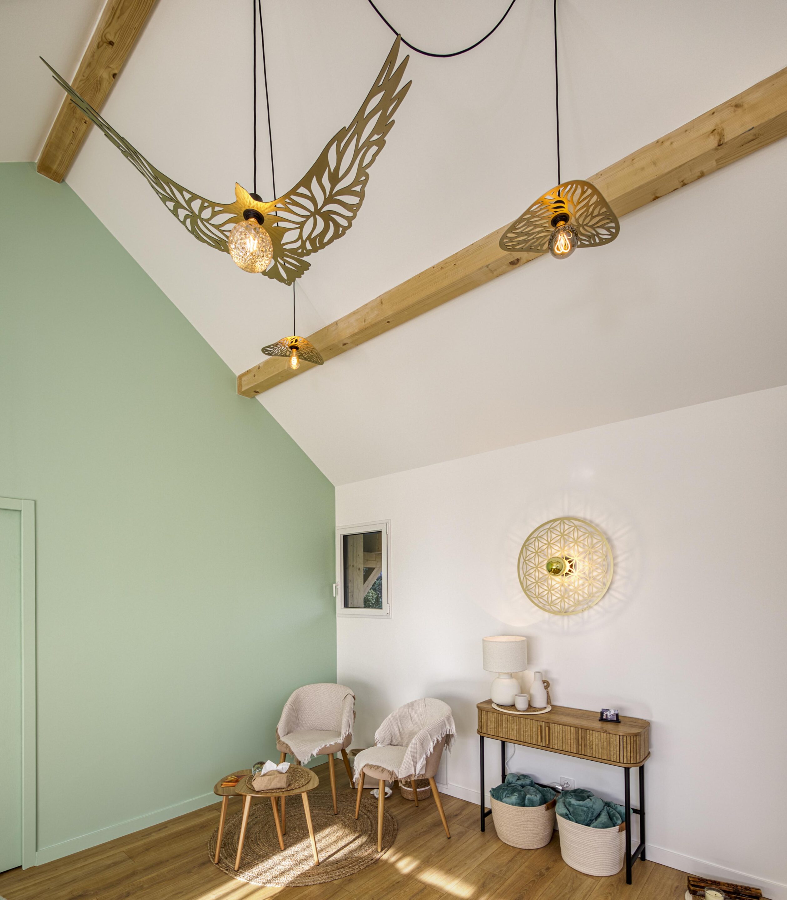 Luminaire oiseau carole