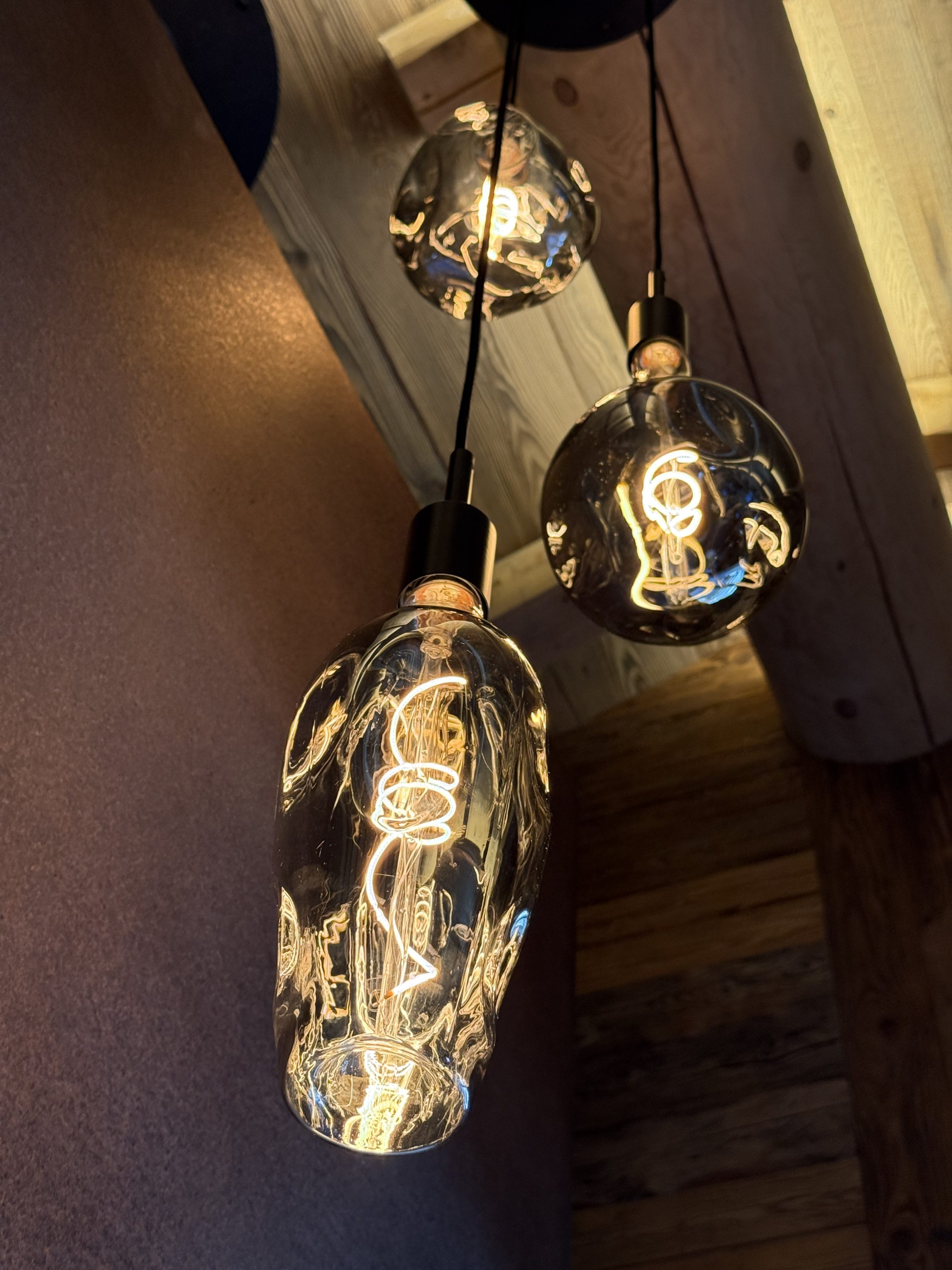 Lustre chalet cheminée