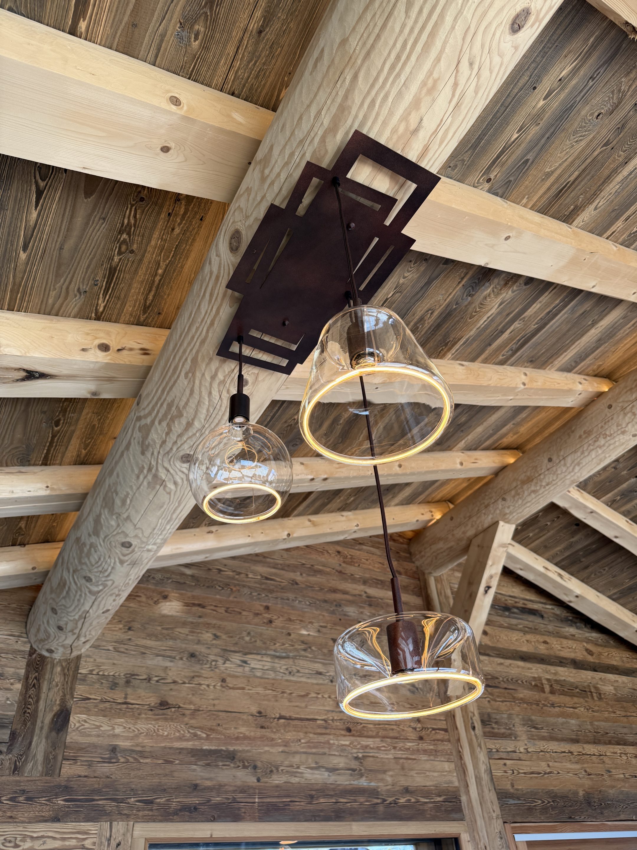 Suspension effet rouille