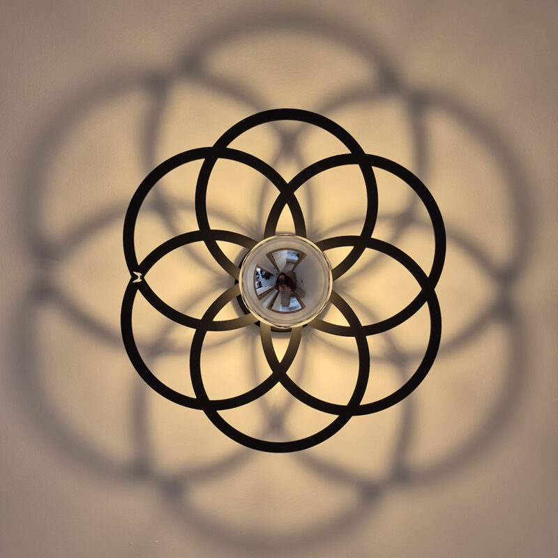 Plafonnier Graine de vie – Noir
